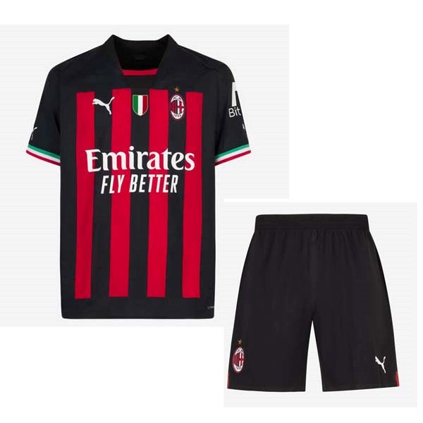 Trikot AC Milan Heim Kinder 2022-2023